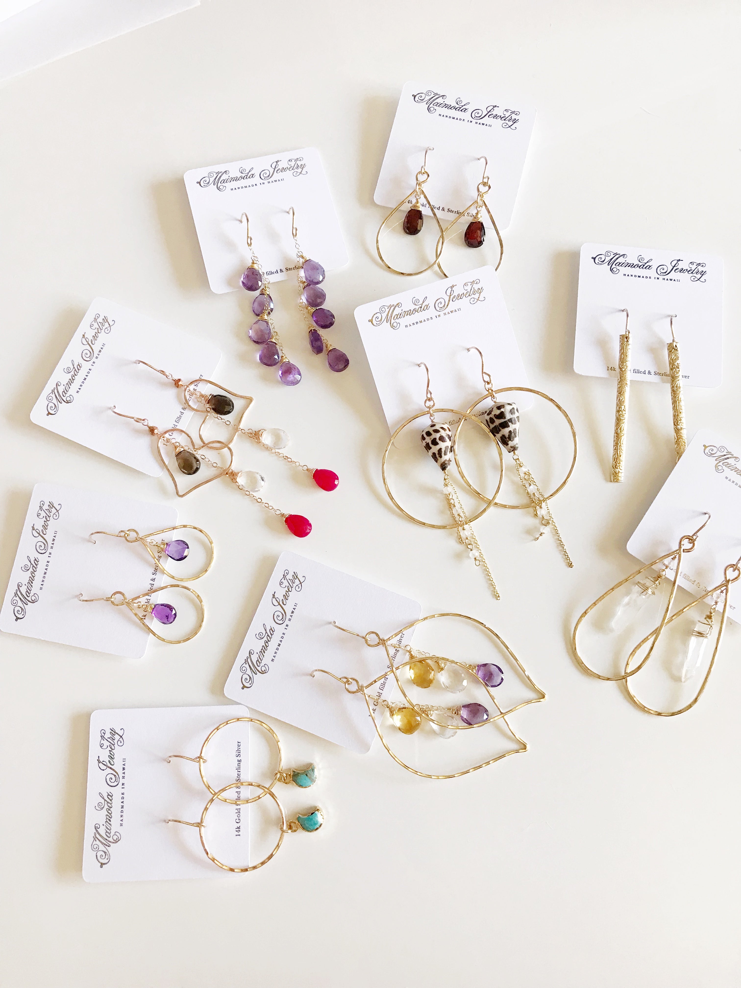 Aiko E142 Elegant Dangle Earrings for Women - Perfect for Parties, Weddings & Everyday Wear
