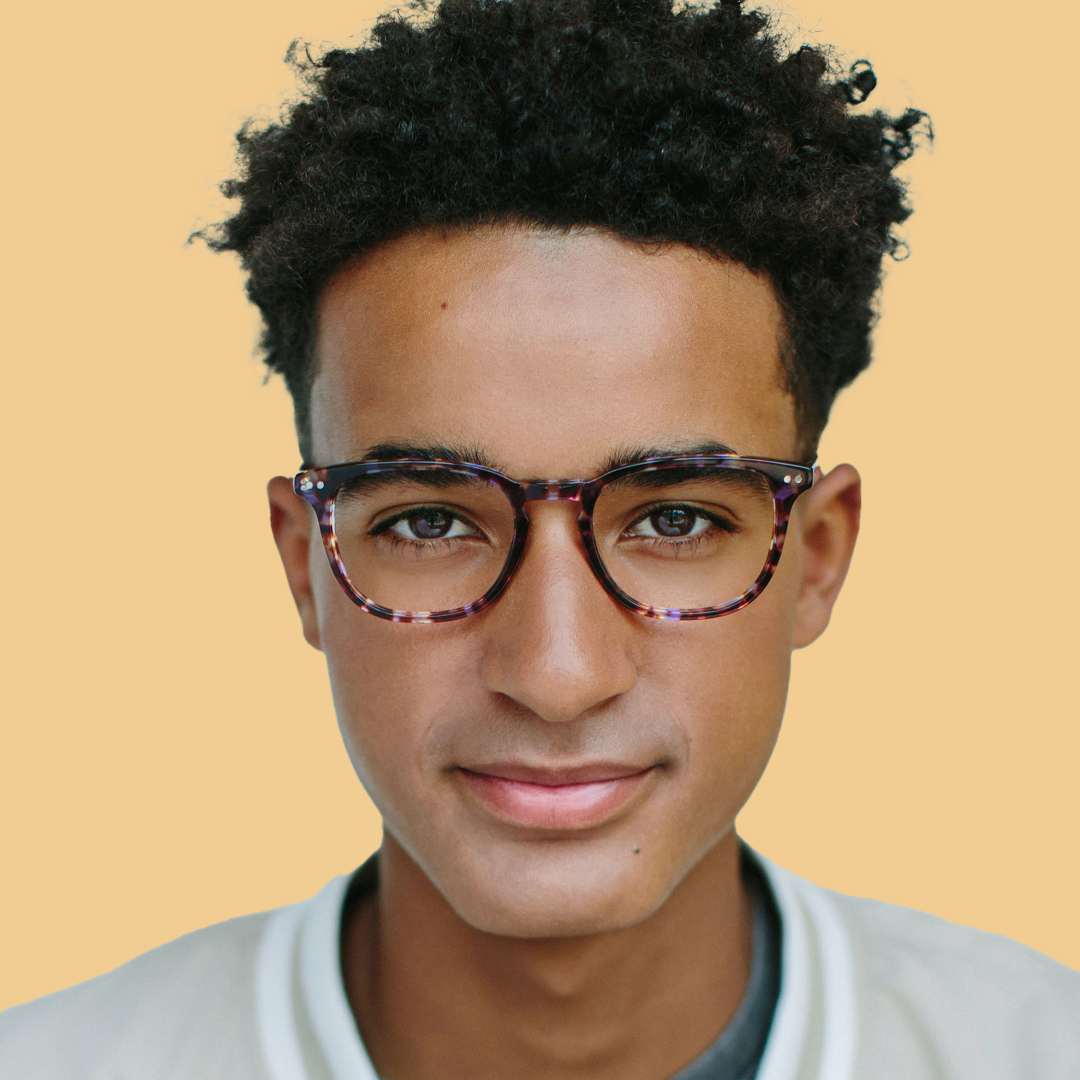 Harvey Square Frame Glasses for Men & Women - Trendy Retro Eyeglasses with UV Protection - Perfect for Reading, Driving, and Fashion Accessories