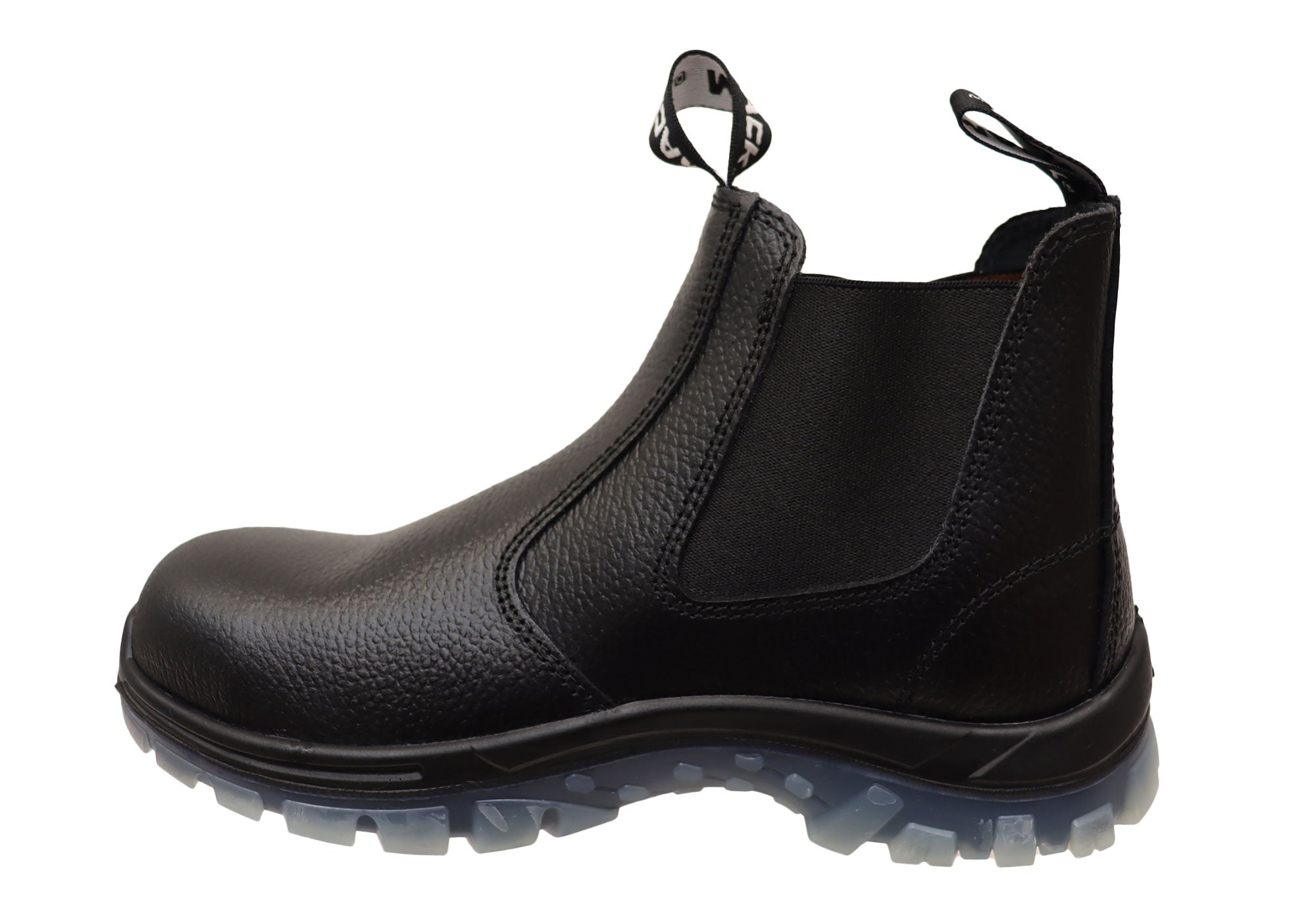 Mack Men's Steel Toe Slip-On Leather Work Boots - Safety Shoes for Construction, Warehouse & Industrial Work
