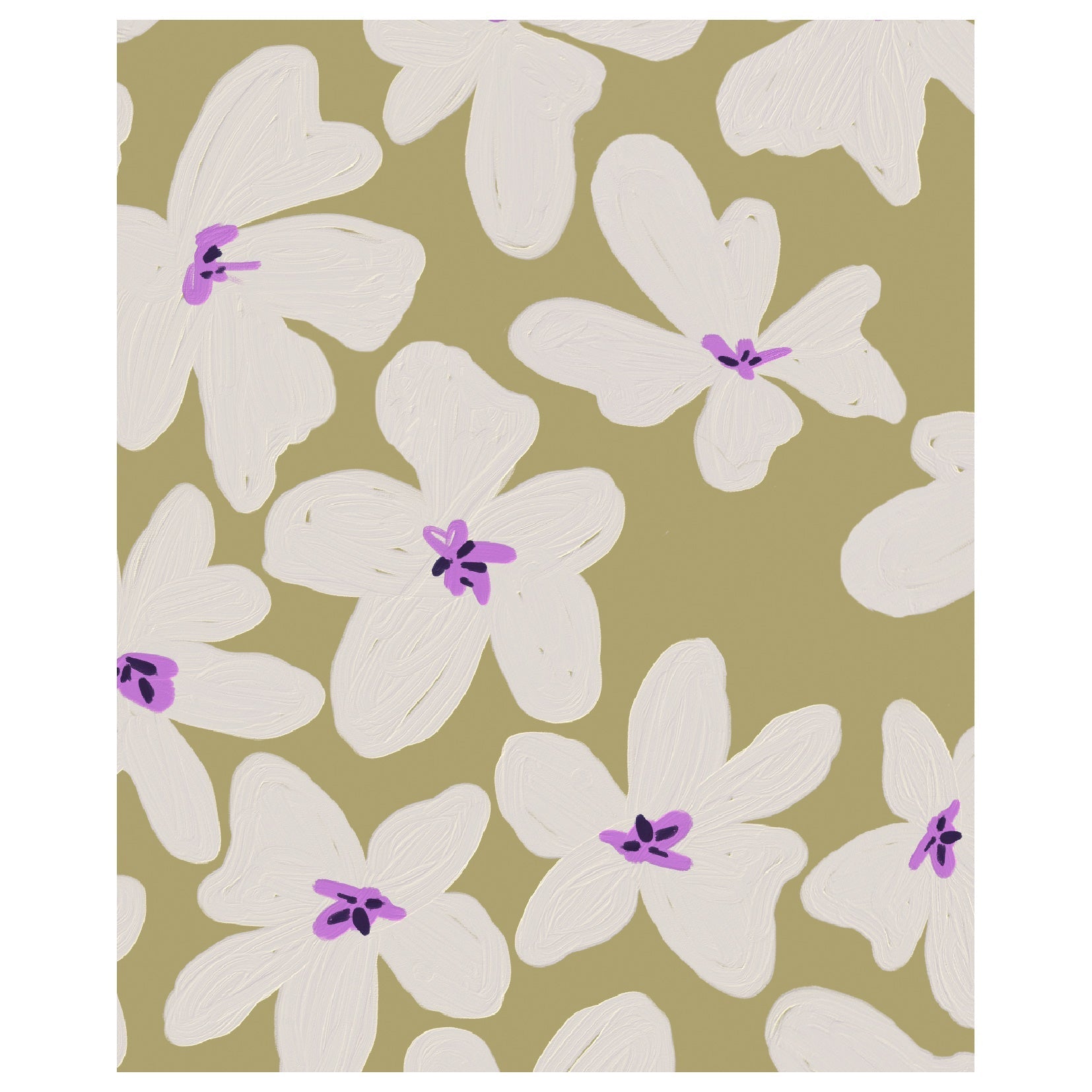 Bold Floral Wallpaper Sample - Premium Quality for Home & Office Decor - Perfect for Living Room, Bedroom, and Commercial Spaces