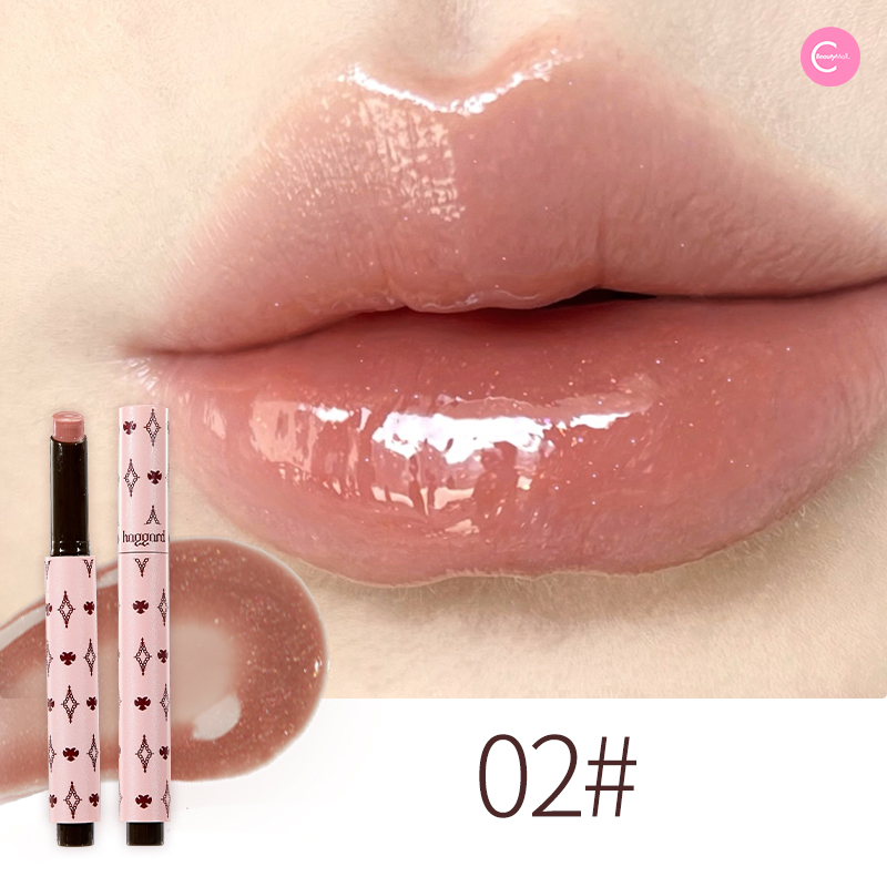 Haggard 3D High Gloss Solid Lip Jelly - Long Lasting Hydrating Lip Balm for Moisturizing & Plumping - Perfect for Daily Wear, Night Out, and Makeup Looks