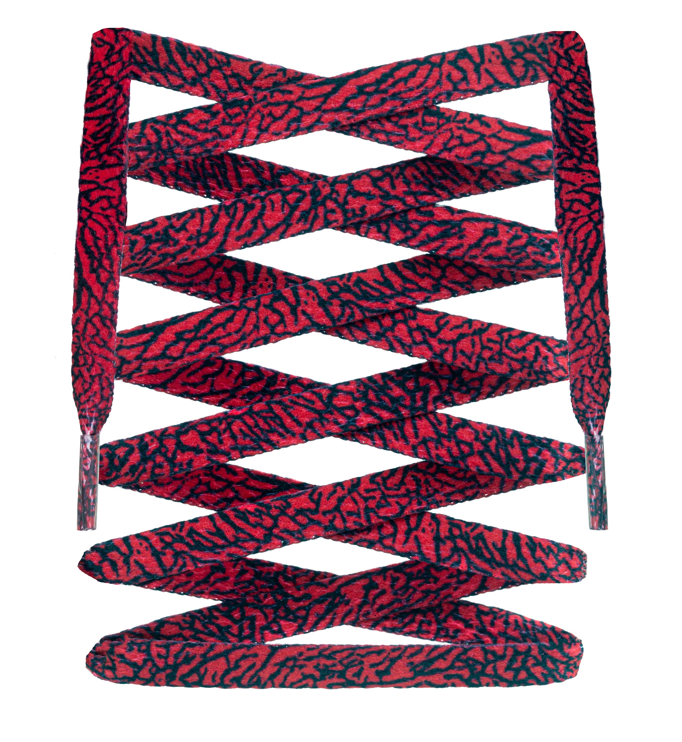 Custom Printed Flat Sublimated Elephant Shoelaces - Durable & Vibrant Shoelaces for Sneakers, Running Shoes & Casual Wear - Perfect for Sports, Fashion & Gift Giving
