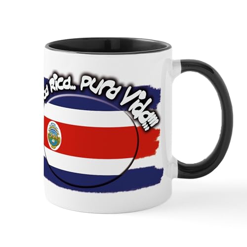 White/Black Inside - COSTA RICA Mug