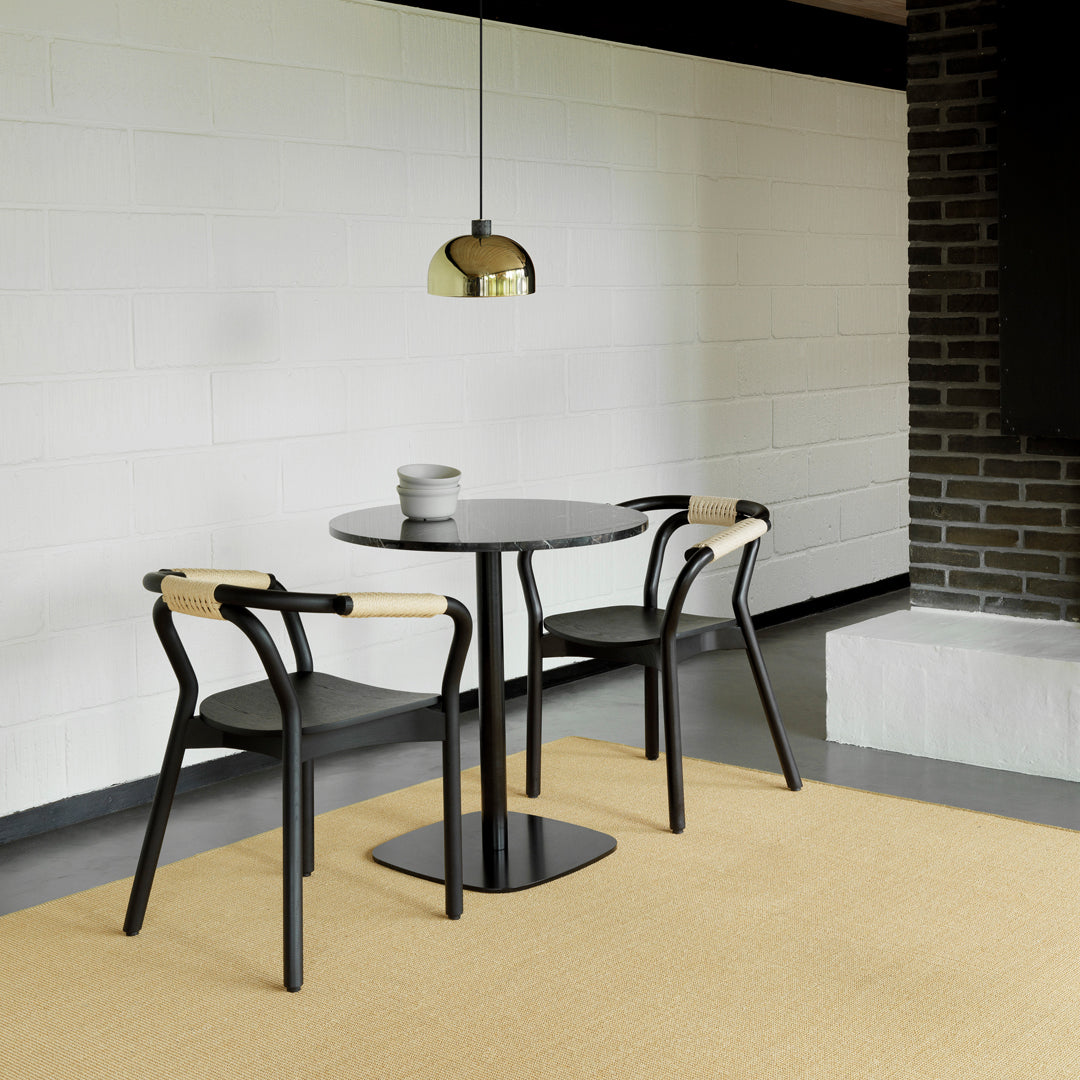 Round Cafe Table - Modern & Durable Indoor/Outdoor Dining Table for Restaurants, Patios, and Home Decor