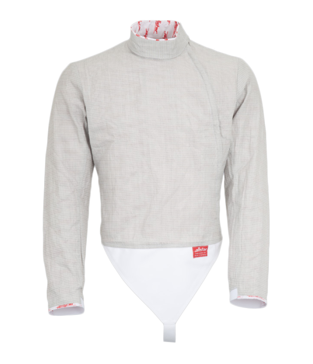Allstar Boys Fencing Jacket with Front Zip - Lightweight Sabre Lame for Competitive Fencing Practice & Tournaments