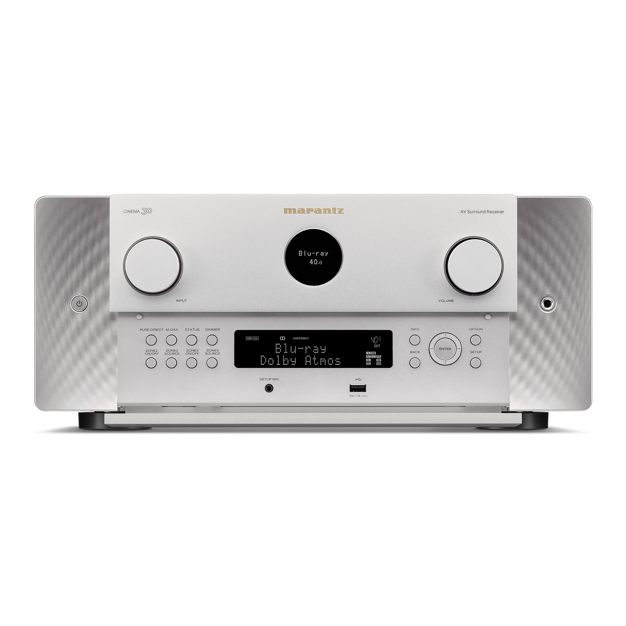 Marantz Cinema 30 11.4 Channel 8K AV Receiver - Premium Home Theater Sound System for Movies, Music & Gaming