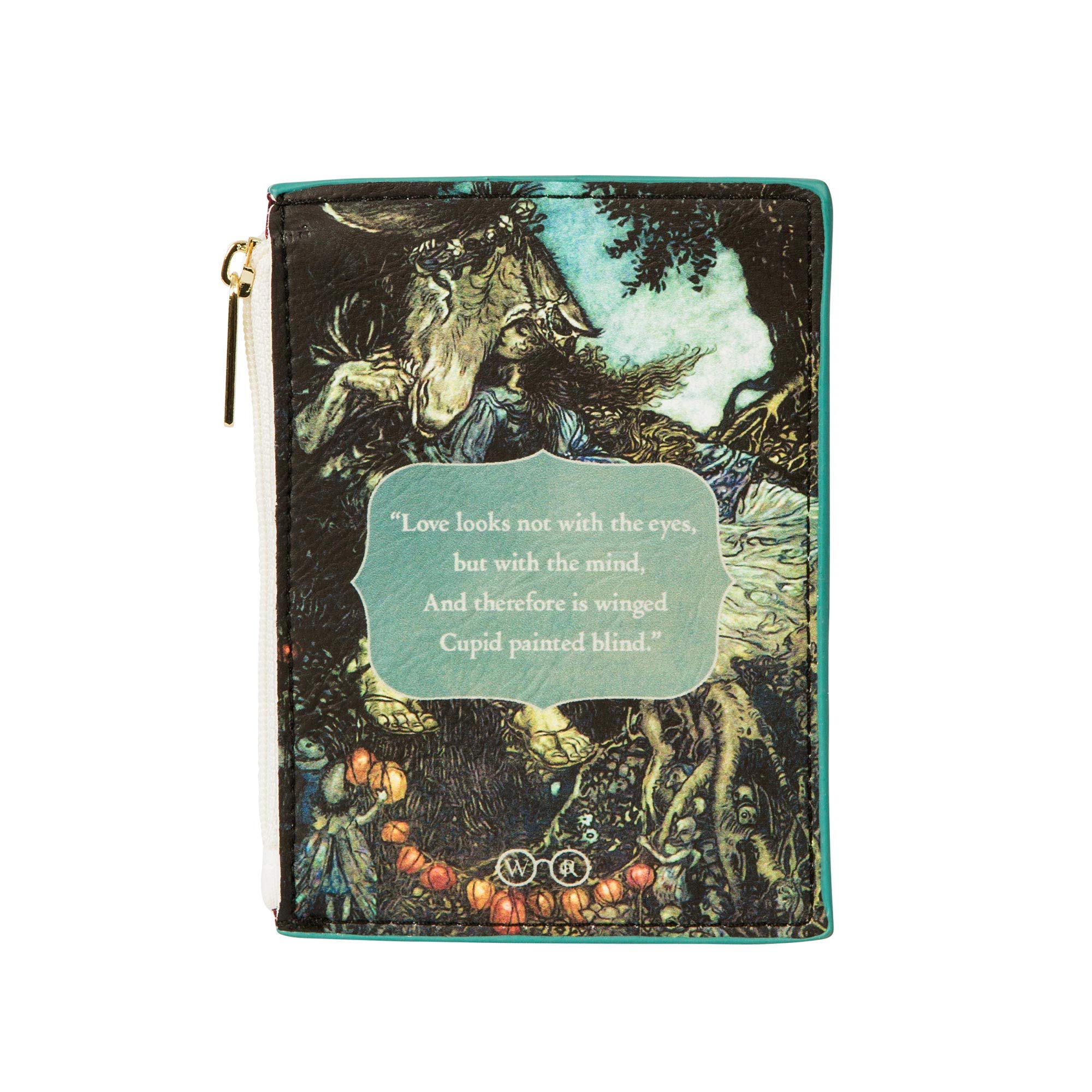 Themed Book Coin Purse for Book Lovers - Perfect Literary Gift for Book Clubs, Readers & Writers - Stylish Women's Wallet for Coins & Small Items - Great for Book Fairs, Reading Events & Daily Use