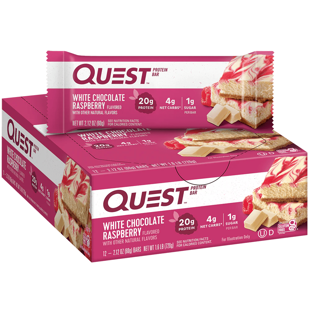 Quest Protein Bars 12 Pack - High Protein Snack Bars for Weight Loss & Muscle Building - Perfect for Gym, Workout & On-the-Go Energy Boost