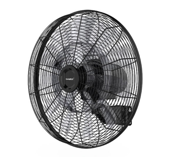 Europace ERC5182Z 18 Inch DC Wall Mount Circulator Fan - Energy Efficient & Quiet Cooling for Bedroom, Office, or Living Room