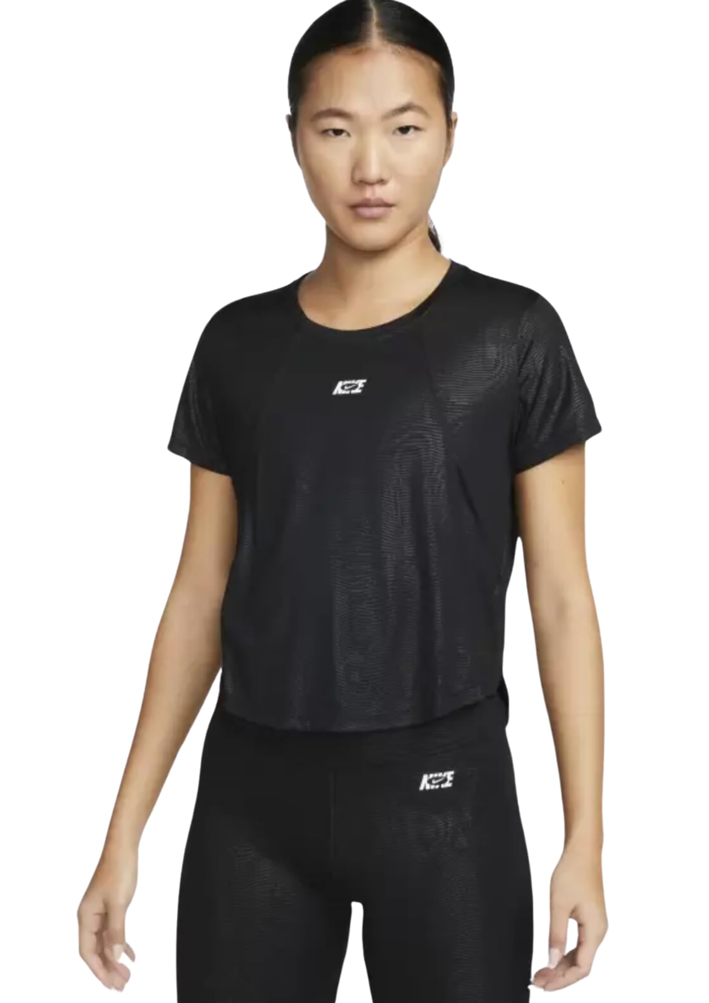 Nike Women's Regular Fit Cotton T-Shirt - Soft Breathable Casual Tee for Everyday Wear, Gym, and Running