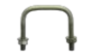 32mm/40mm Tapping Saddle U Bolt - Heavy Duty Stainless Steel Pipe Clamp for Plumbing & Irrigation Systems - Perfect for Water Lines, Gas Pipes & Outdoor Installations