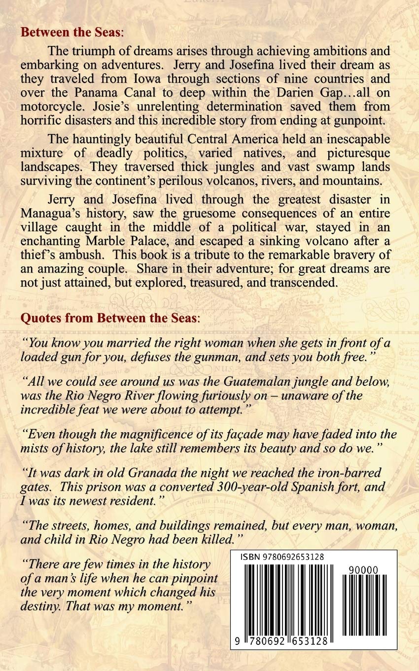 Between the Seas: Josefina and I in Central America - Travel Memoir & Adventure Story for Explorers & Book Lovers