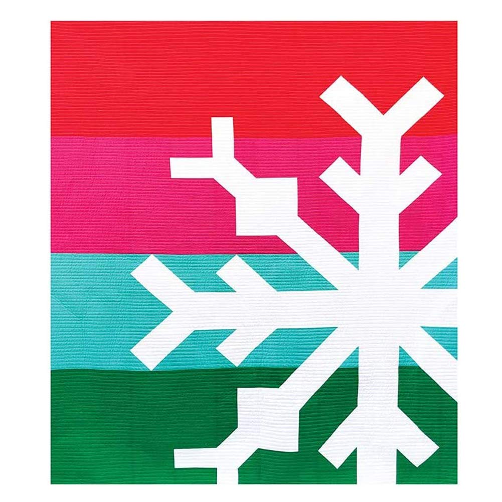 Snowflake Quilt Pattern Booklet: 60x72 Inch Winter-Themed Quilting Guide for Cozy Bedspreads & Home Decor