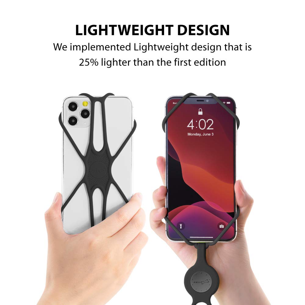 Adjustable Silicone Phone Lanyard - Universal Neck Strap Holder for iPhone, Samsung & Most Smartphones - Secure Hands-Free Carrying for Work, Travel & Outdoor Activities