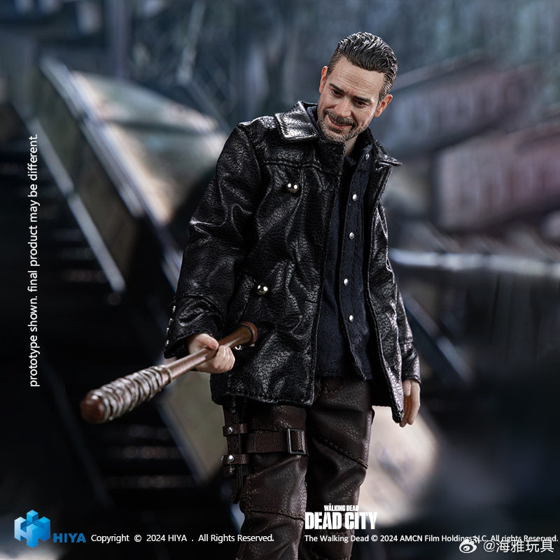 HIYA 16CM 1/12 Scale Negan Action Figure - The Walking Dead: Dead City Collectible (Pre-Order) | Perfect for Display, Photography & Diorama Scenes