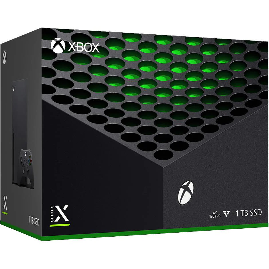 Xbox Series X 1TB Gaming Console - Next-Gen 4K UHD Blu-Ray Player with 120FPS & Ray Tracing - Perfect for Home Entertainment & Competitive Gaming