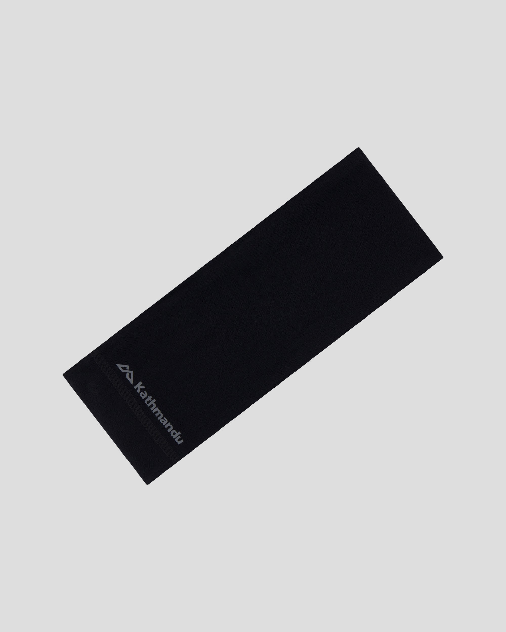 Seeker Core Spun Headband for Women & Men - Soft Stretchable Sweatband for Running, Yoga, Workouts & Sports - Black