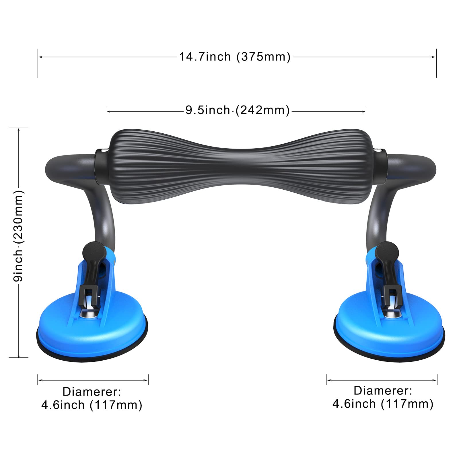 Dolibest Heavy-Duty Kayak Roller Loader with Suction Cups - 260 lbs Capacity Kayak & Canoe Car Top Carrier System - Perfect for Easy Loading/Unloading on SUVs, Trucks and Roof Racks