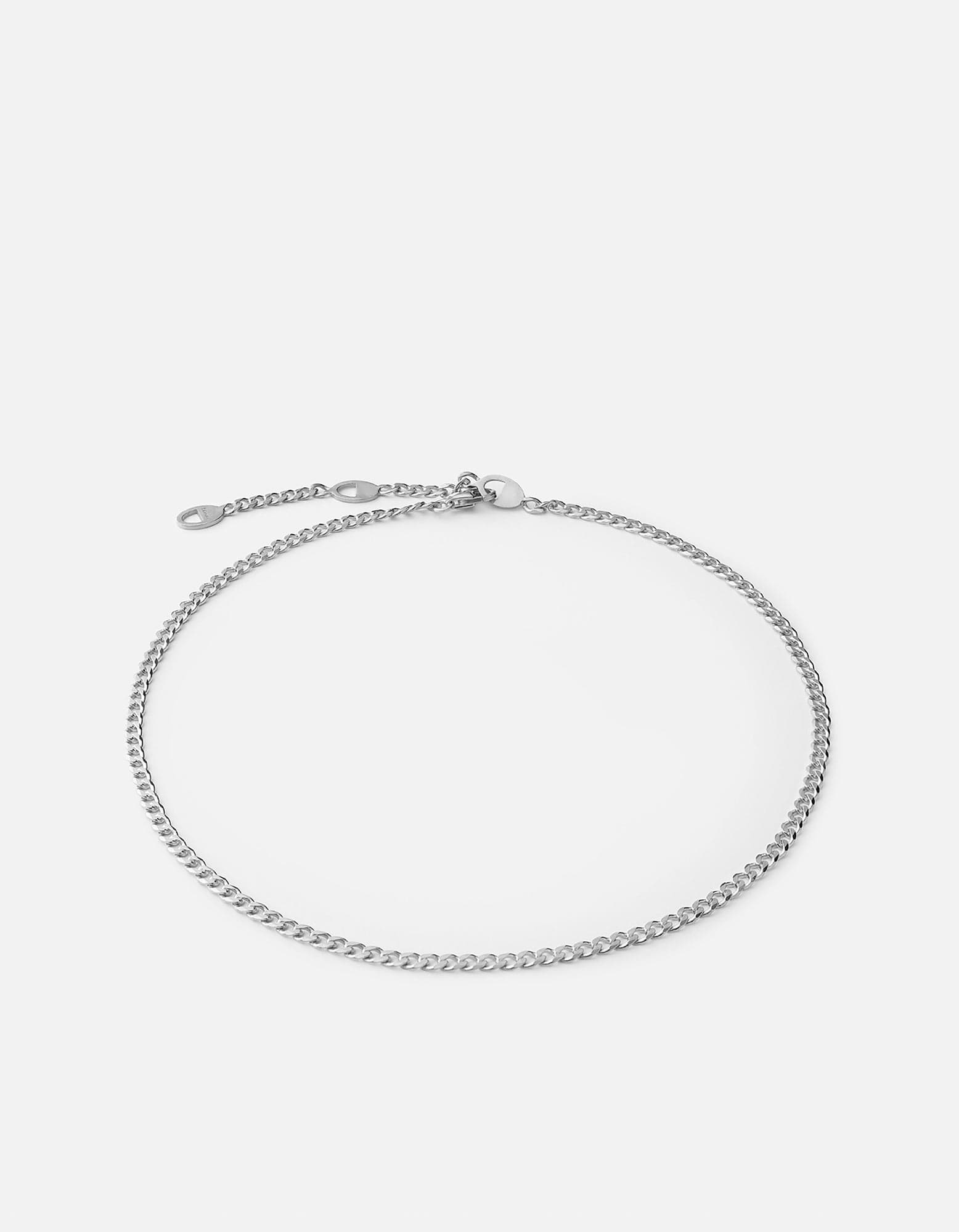 Sterling Silver Cuban Link Choker Necklace for Women - Elegant Layered Chain Jewelry for Party, Date Night & Everyday Wear
