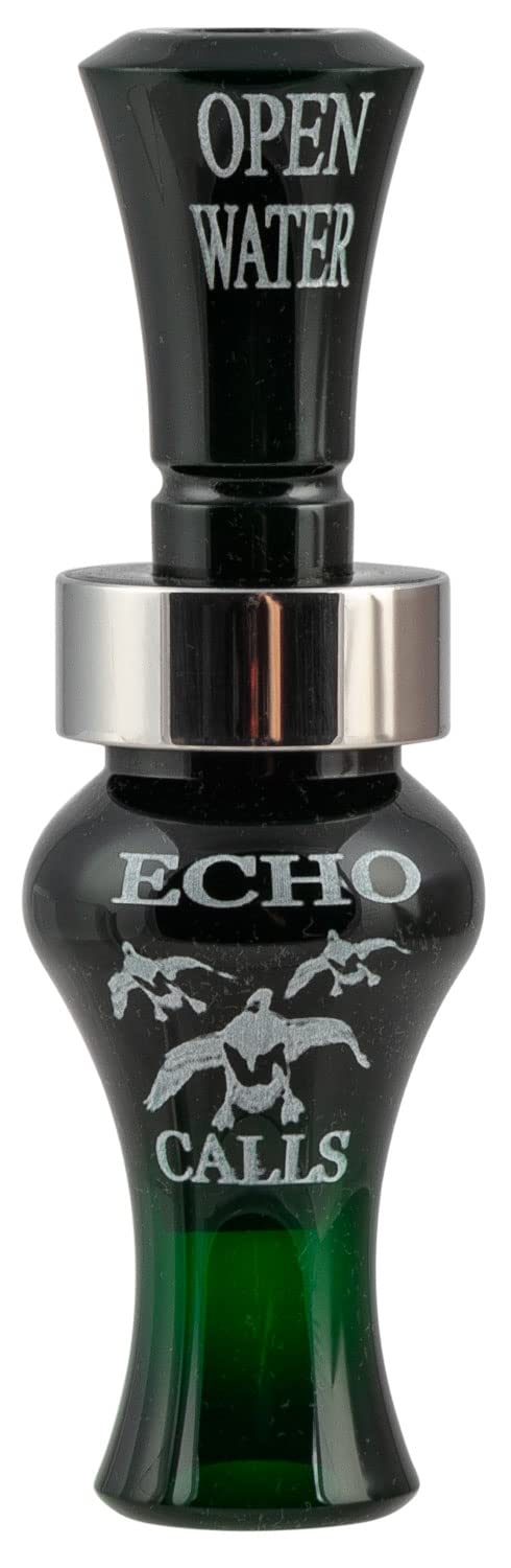 INC 77764 Open Water Duck Dark Green Single Reed Acrylic Duck Call - Hunting Gear for Waterfowl & Outdoor Enthusiasts - Perfect for Duck Hunting Season & Wildlife Calling