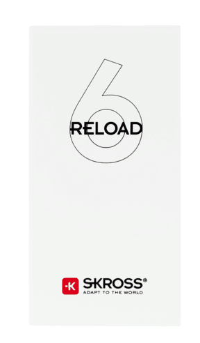 SKROSS Reload 6 Portable Charger 10000mAh - High Capacity Power Bank with Fast Charging for iPhone, Android, Tablets - Perfect for Travel, Camping & Emergency Backup