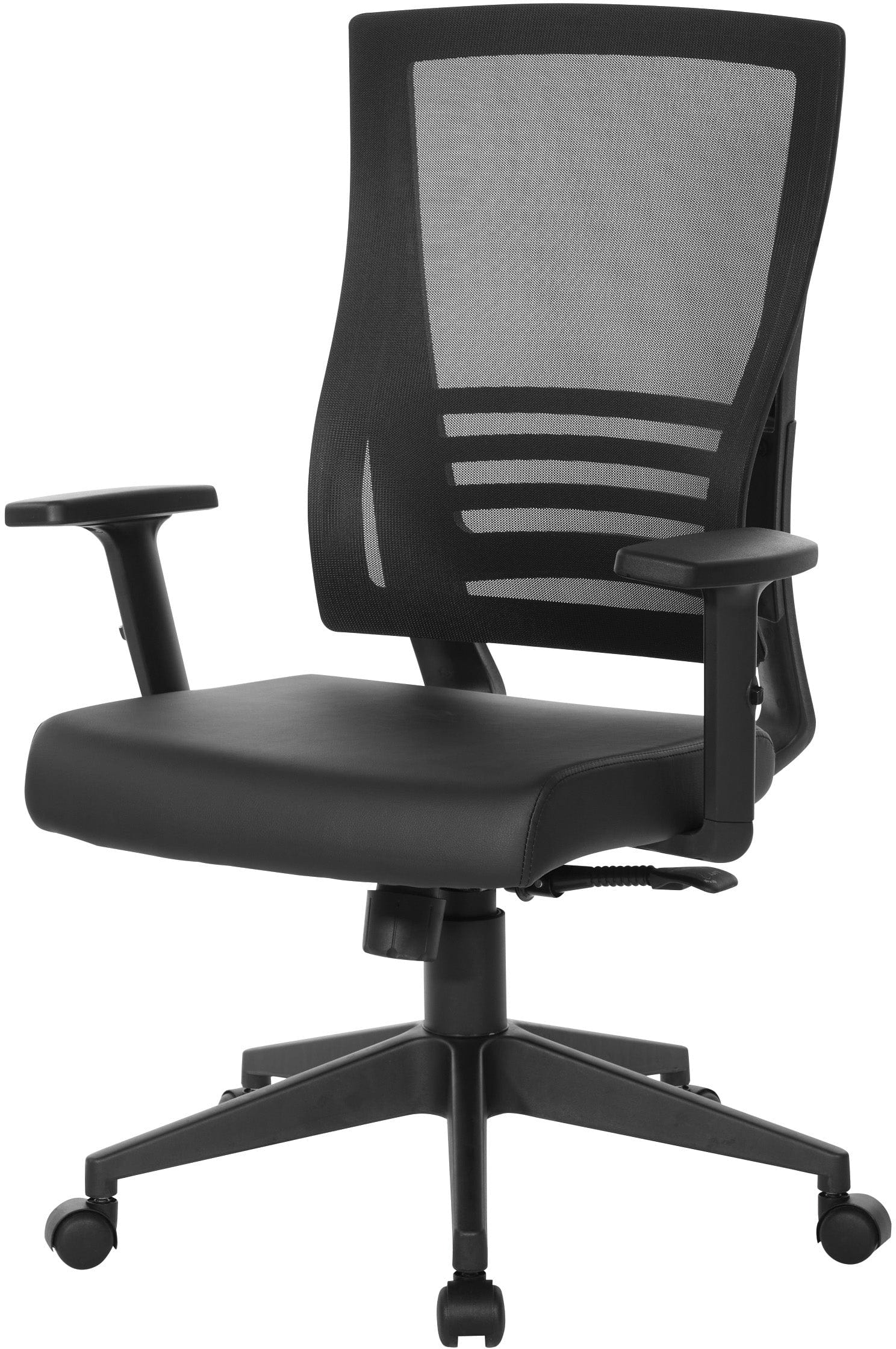 Office Star Black Frame Mesh Back Office Chair [EM60930C] - Ergonomic Desk Chair for Home & Office Workspace