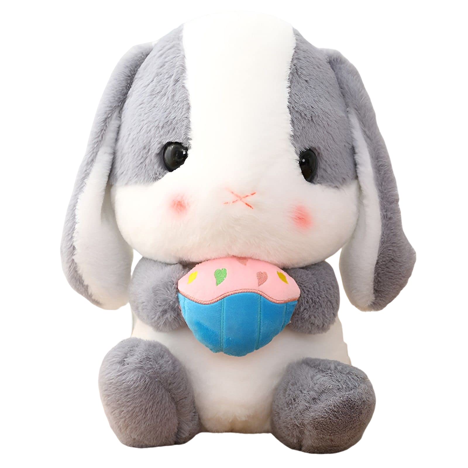 HOUPU Realistic Sitting Lop Eared Rabbit Plush Toy - 29.5