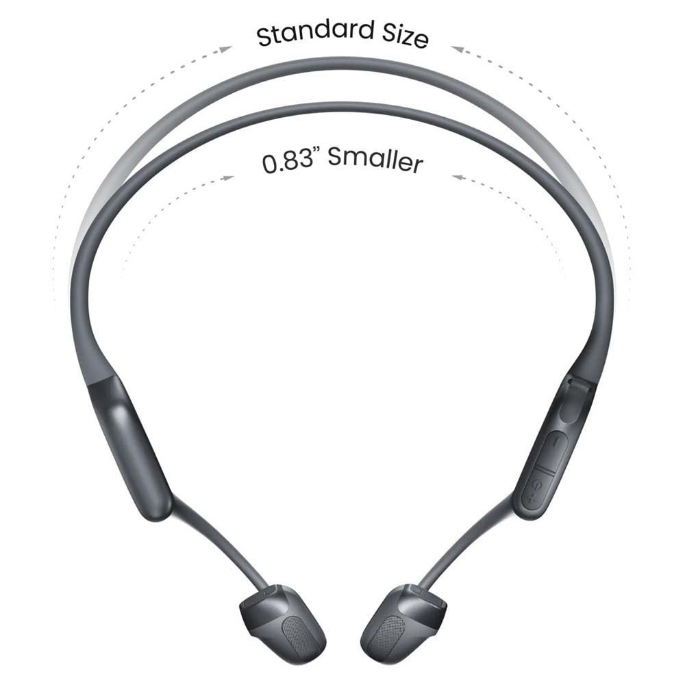 SHOKZ OpenRun Pro 2 Mini - Open-Ear Bone Conduction Headphones for Running, Cycling & Workouts - Wireless Bluetooth Sports Headset with Premium Sound - Sweatproof & Lightweight Design - Black (Perfect for Gym, Jogging & Outdoor Activities)
