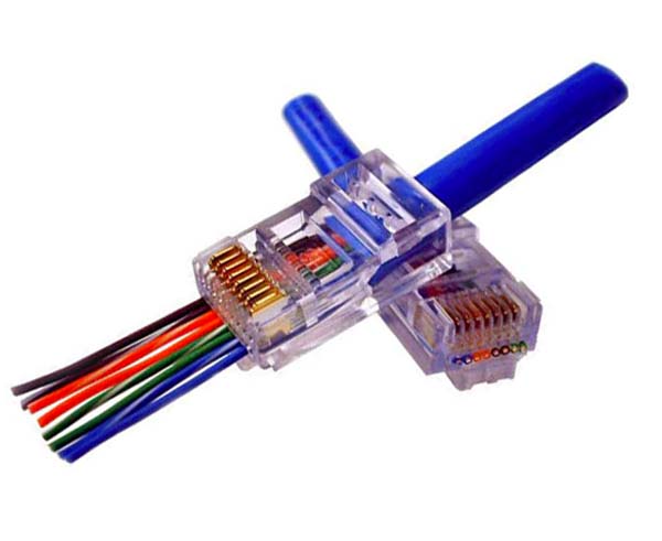 High-Speed CAT5E/CAT6 EZ RJ45 Connector - Under 6.98mm OD for Easy Network Installation | Ideal for Home, Office & Data Center Wiring