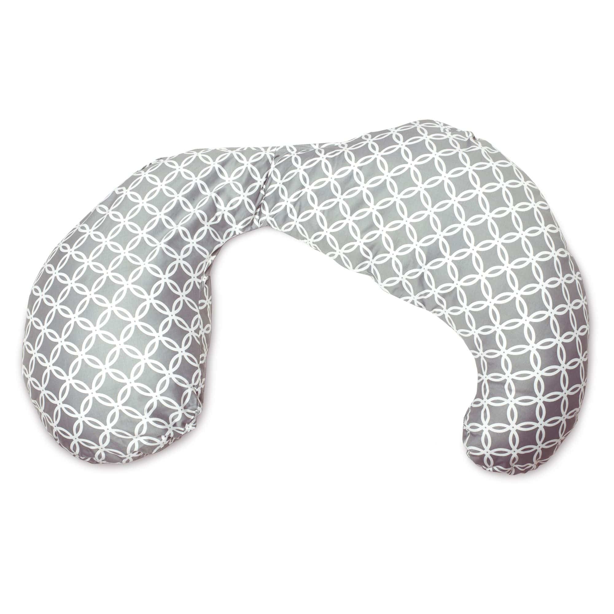 Boppy Prenatal Total Body Pillow for Pregnancy Support - Full Body Maternity Pillow for Side Sleeping, Back Pain Relief & Comfort (White) - Perfect for Pregnant Women, Nursing Moms & Postpartum Recovery