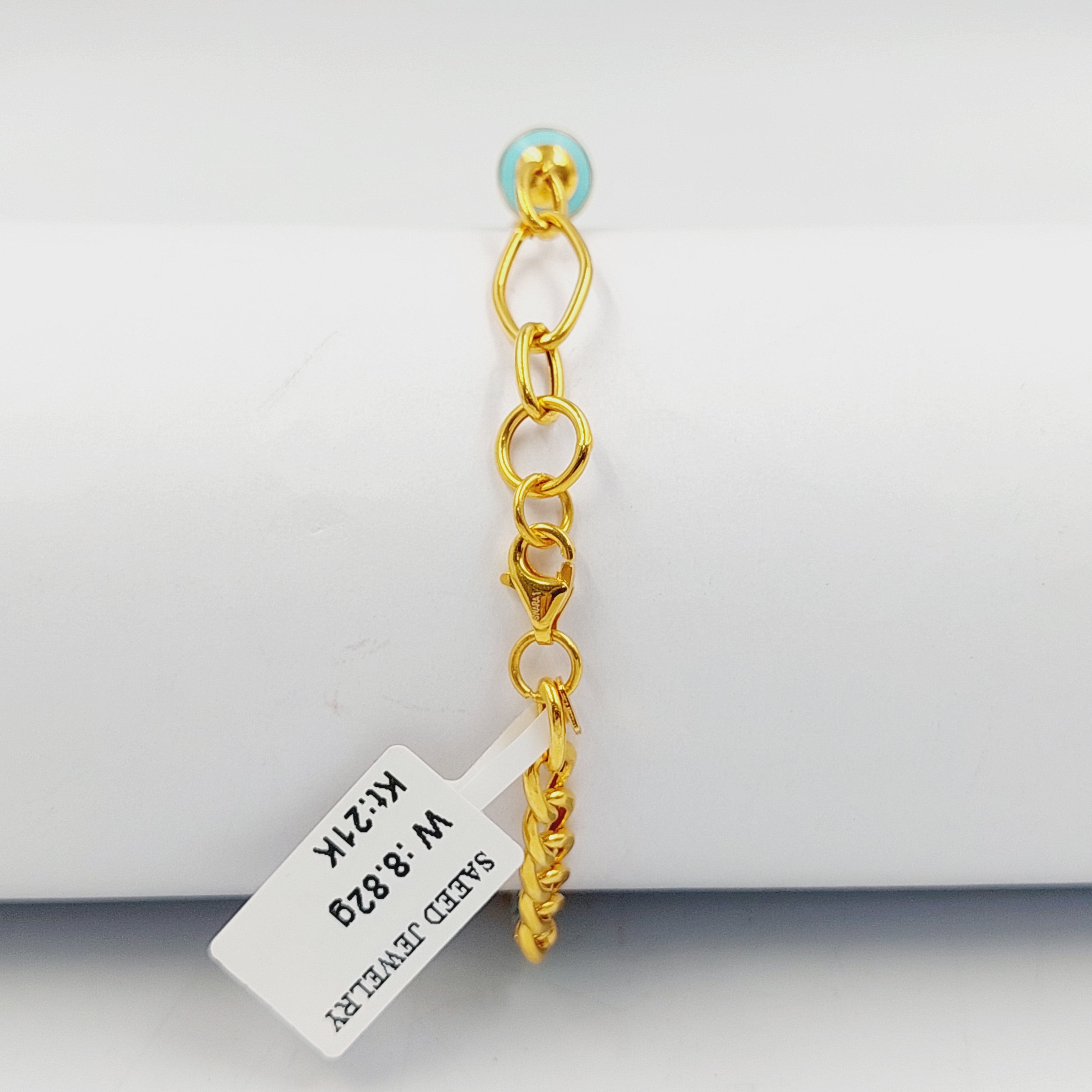 Exquisite Enameled & Zircon Studded Turkish Bracelet - Handmade Jewelry for Women, Perfect for Weddings, Parties & Special Occasions