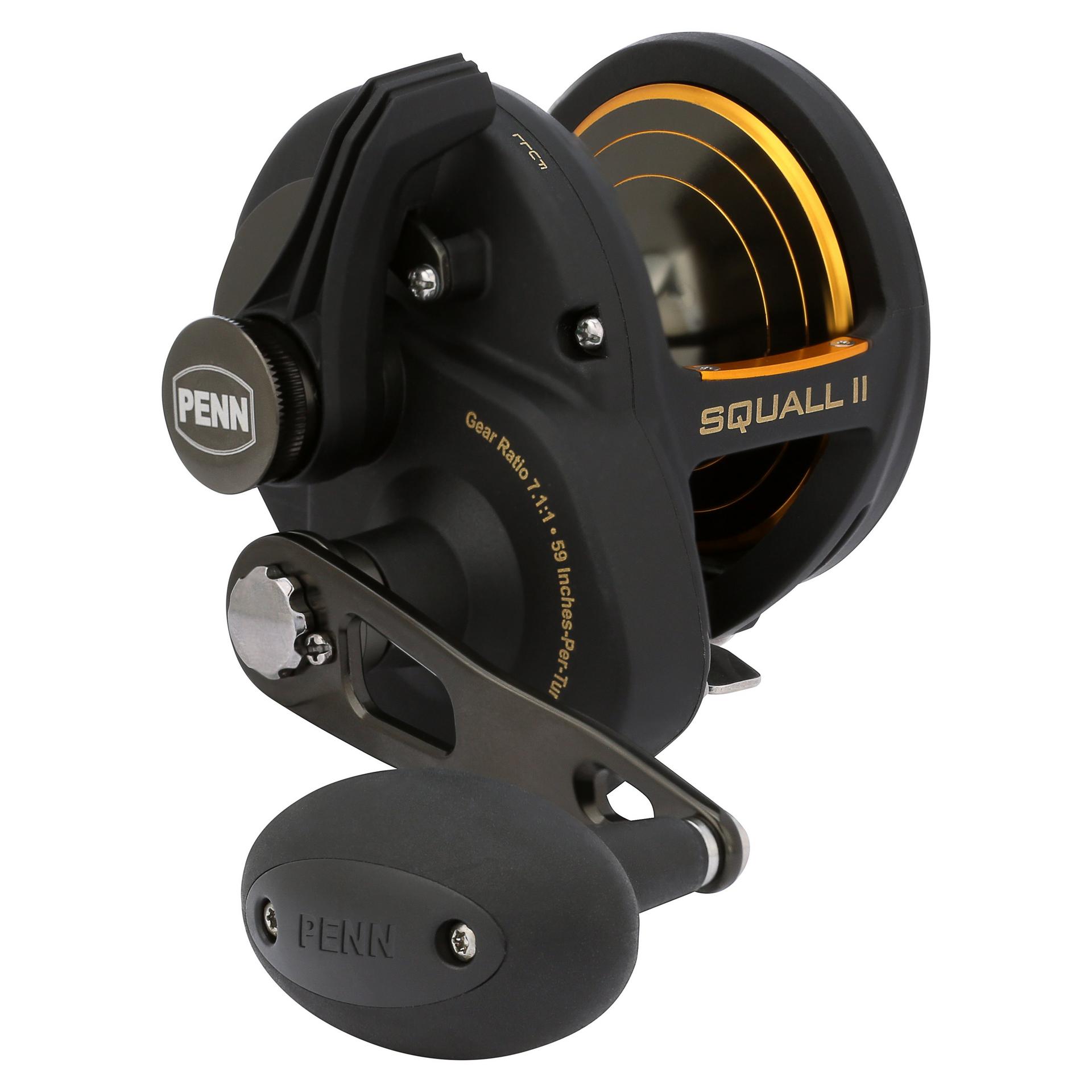 Squall® II Lever Drag Conventional Reel - High Performance Saltwater Fishing Reel for Offshore & Deep Sea Fishing | Durable & Smooth Drag System | Perfect for Trolling, Bottom Fishing & Big Game Fishing