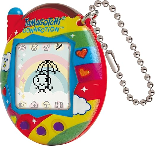 Tamagotchi Connection Virtual Pet - Rainbow Sky Edition | Interactive Digital Pet Game for Kids & Adults | Perfect for Travel, Gifts & Nostalgic Fun