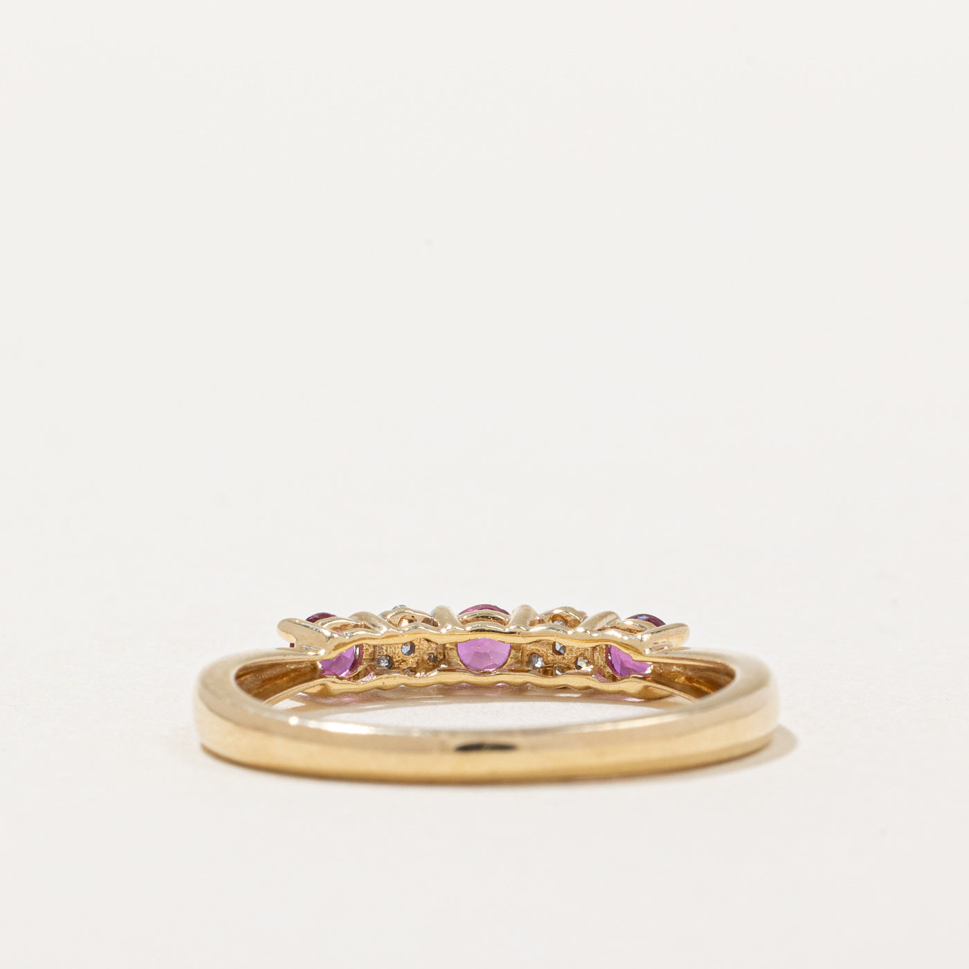 Exquisite Ruby & Diamond Ring | 0.24ctw Ruby & 0.04ctw Diamond | Size 7 | Perfect for Engagement, Anniversary & Special Occasion Gifts
