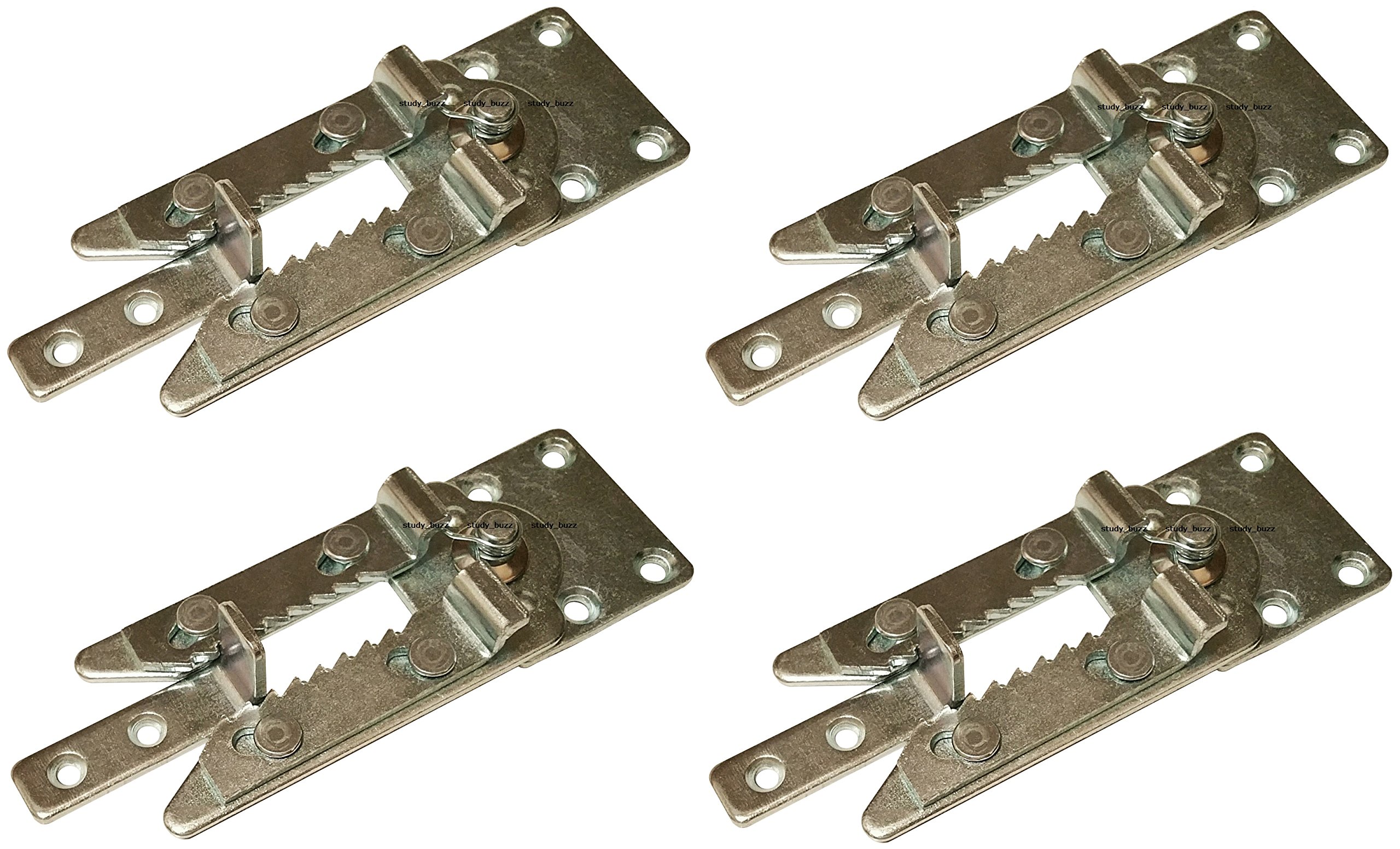 Style #910 Sofa Sectional Furniture Metal Snap Connector with Screws - Set of 4 - Durable Couch Frame Hardware for Living Room, Bedroom & Office Furniture Assembly