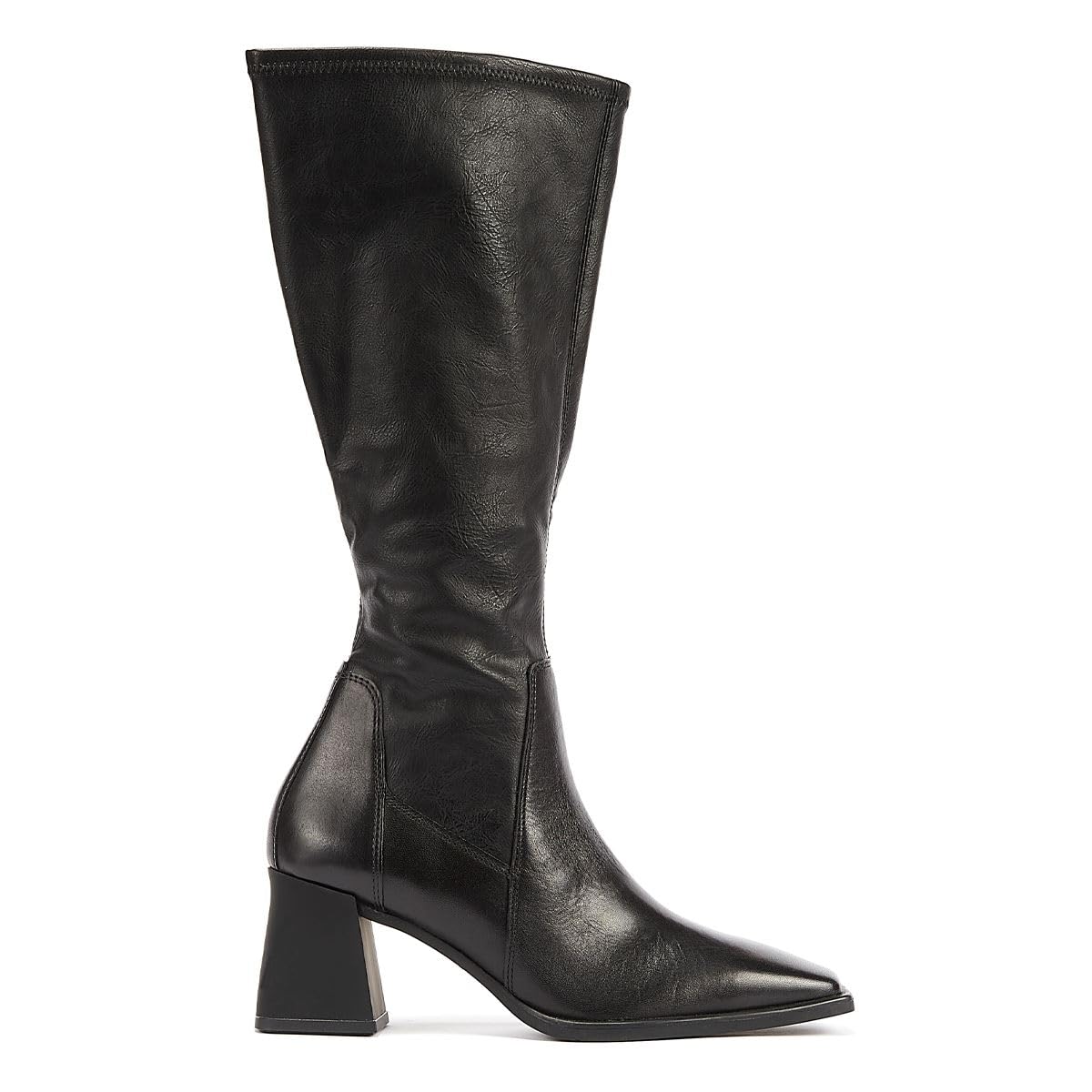 Vagabond Women's Hedda Leather Tall Stretch Boots - Comfortable Knee High Boots for Winter, Fall & Casual Outfits | Waterproof & Stylish Riding Boots for Work, Date Night & Everyday Wear