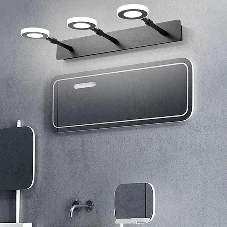 Modern Adjustable LED Bathroom Wall Lights - Dimmable Vanity Mirror Lighting for Makeup, Shaving & Spa Relaxation