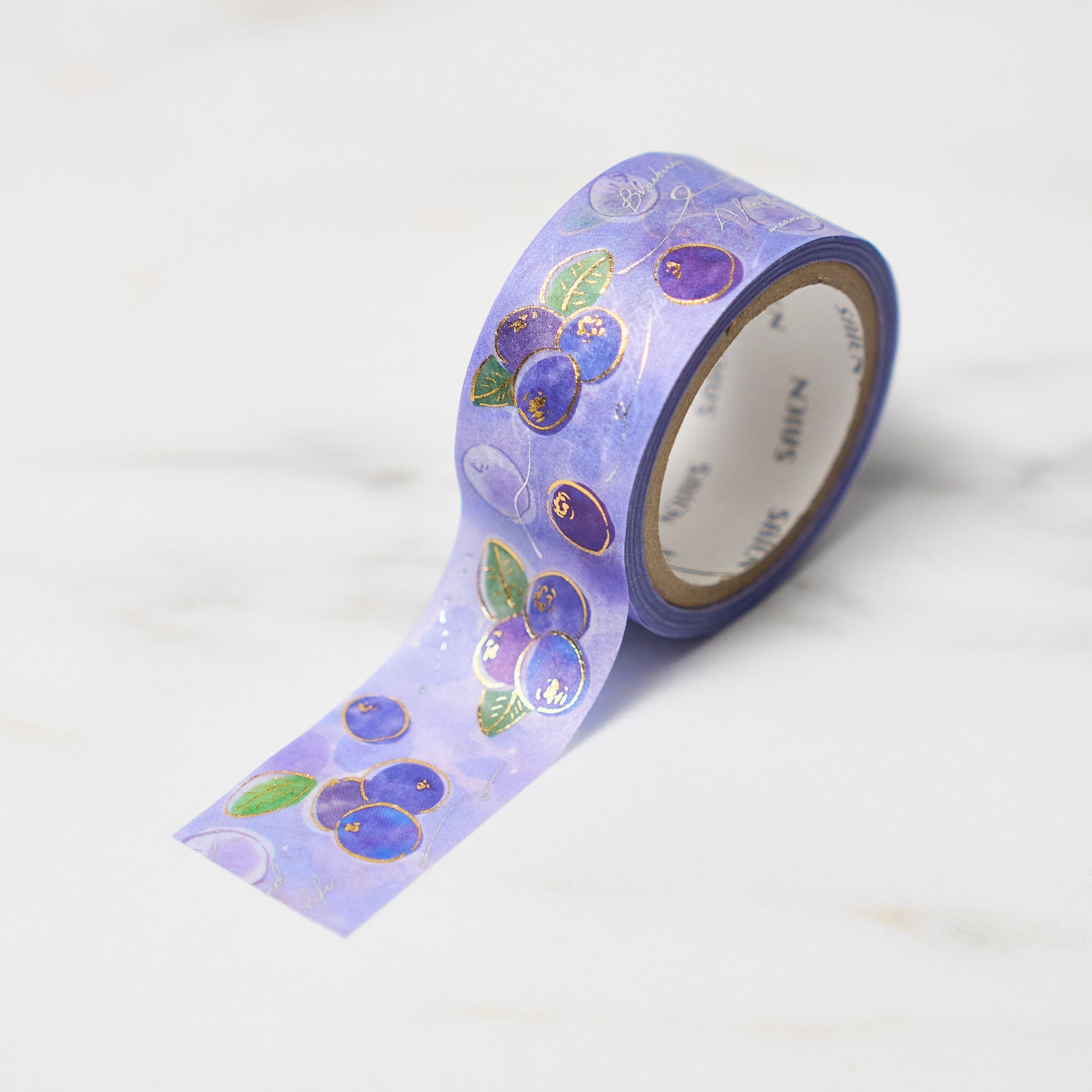 Fruit Time Series Foil Masking Tape - Decorative Washi Tape for Scrapbooking, Journaling, DIY Crafts & Gift Wrapping - SAIEN Brand