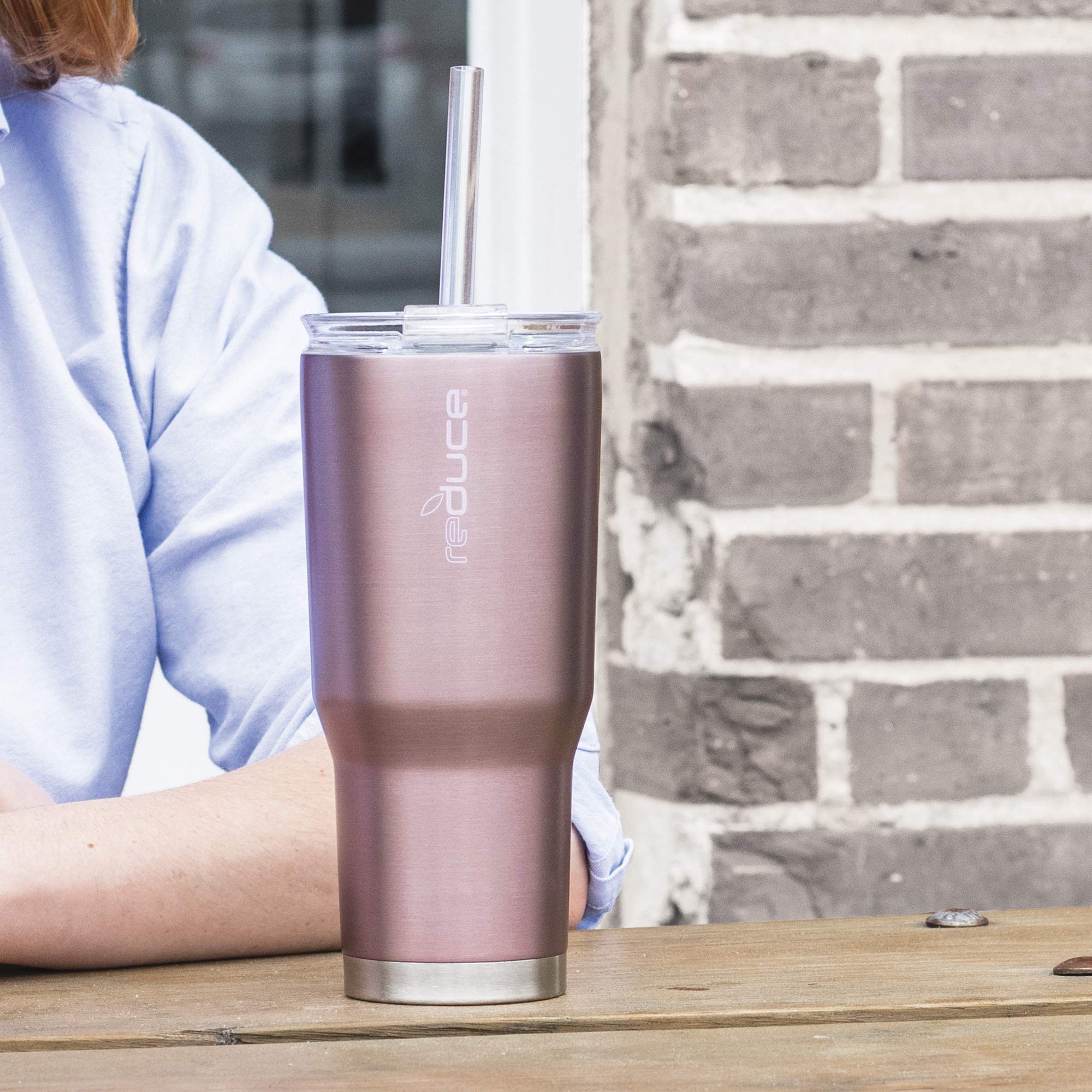 24oz Insulated Stainless Steel Tumbler - Pink & Black Double Wall Vacuum Cup for Hot & Cold Drinks - Perfect for Office, Gym, Travel & Outdoor Activities