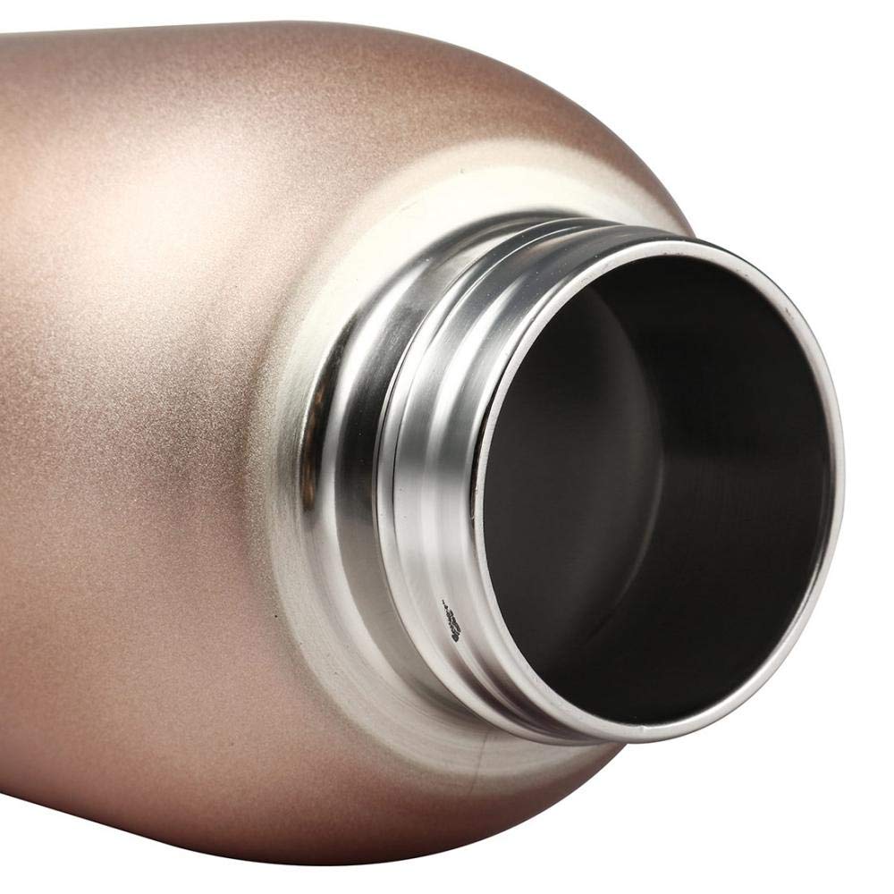 Gets Mini 9 oz (280ML) Stainless Steel Vacuum Insulated Water Bottle - Leak Proof, Keeps Hot & Cold - Rose Gold Sport Tumbler for Gym, Hiking, Office & Outdoor Activities
