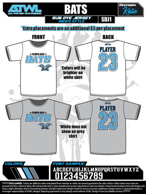 Tampa Bay Rays Men's Sublimated 2020 Baseball Jersey - Official MLB Replica for Fans, Games & Casual Wear