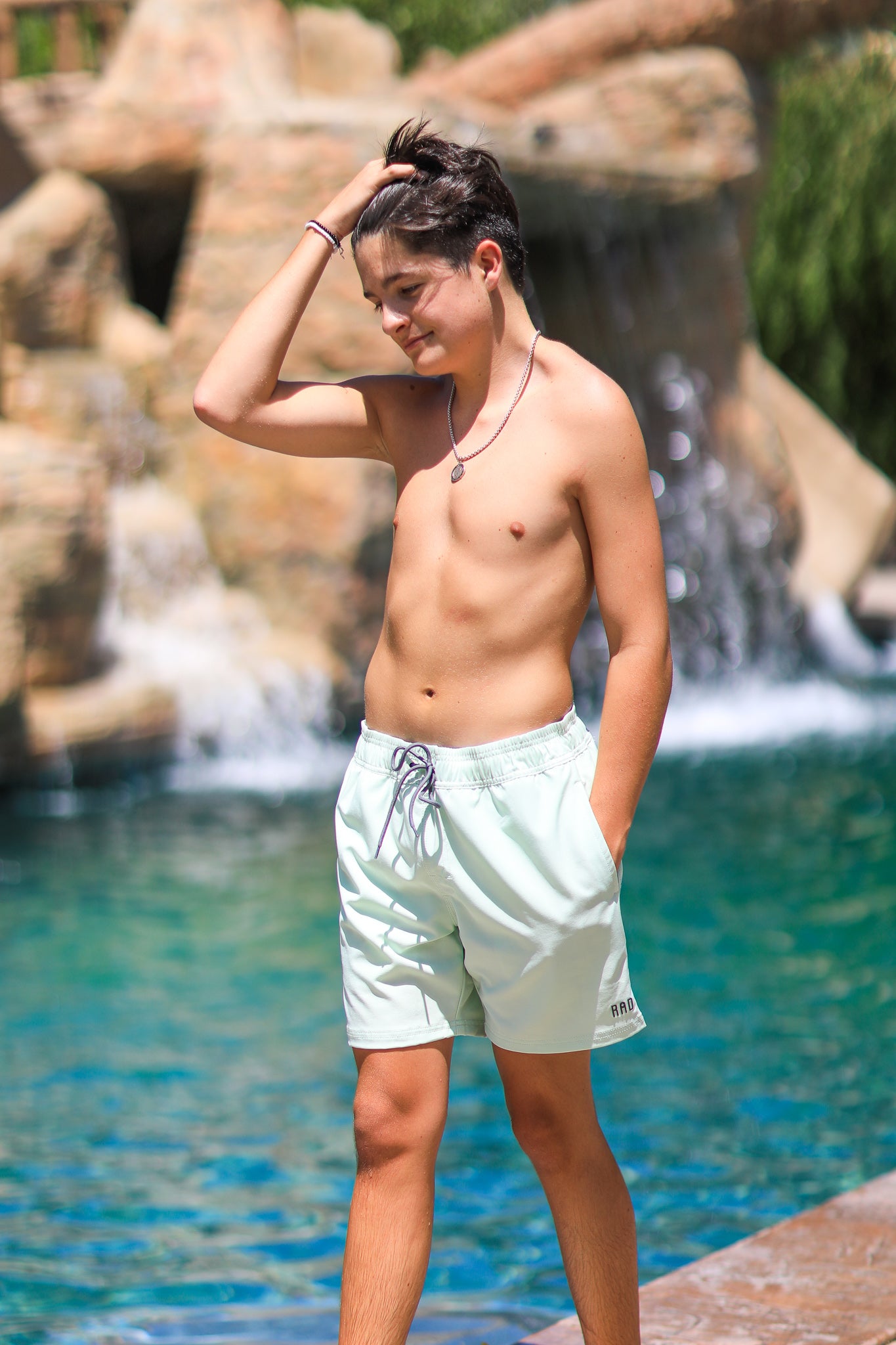 Jacob Green Men's Quick-Dry Swim Trunks with Pockets - $24 - Perfect for Beach, Pool & Water Sports