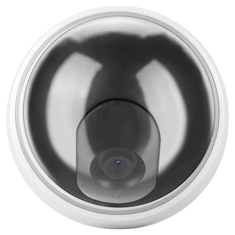 Tangxi Fake Dummy Security Camera with Red LED Light - Realistic CCTV Dome Surveillance Camera for Indoor/Outdoor Use - Ideal for Home, Business & Office Security Deterrent