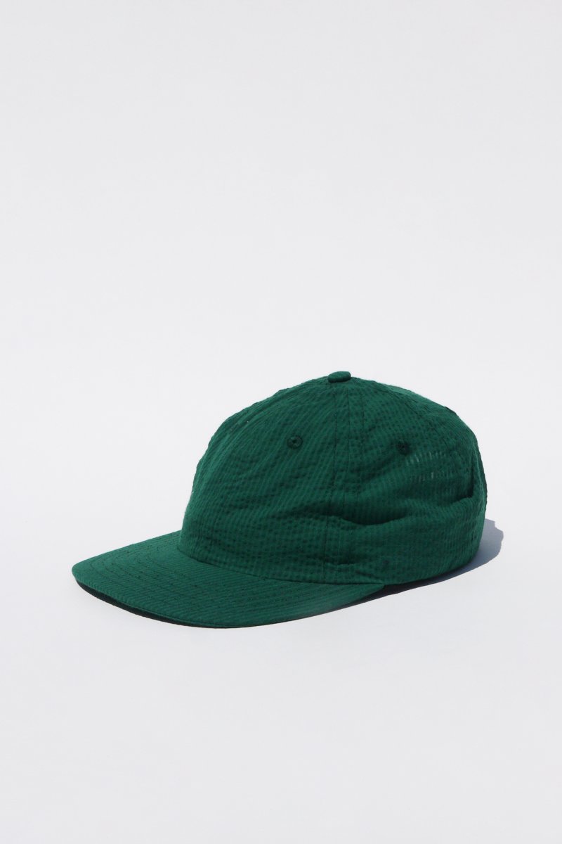 Lite Year Six Panel Seersucker Cap - Green | Breathable Summer Hat for Men & Women | Perfect for Outdoor Activities, Beach, Hiking and Casual Wear