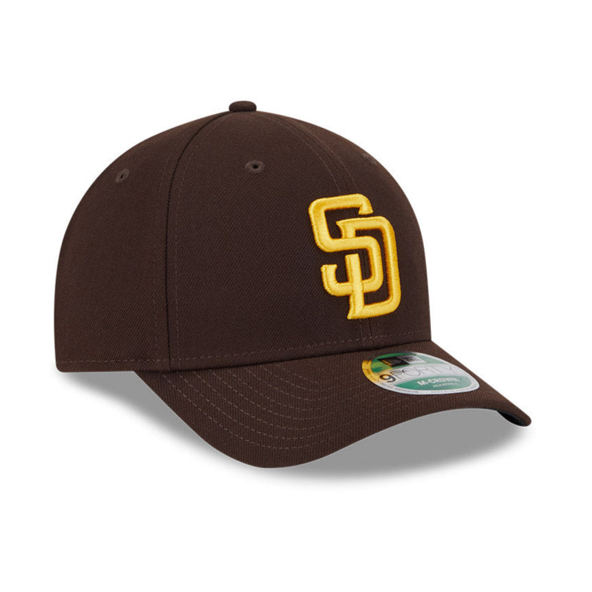 New Era 9Forty M Crown San Diego Padres Snapback Baseball Cap - Adjustable Brown Hat for Men & Women | Perfect for Baseball Games, Streetwear Fashion & Casual Outfits