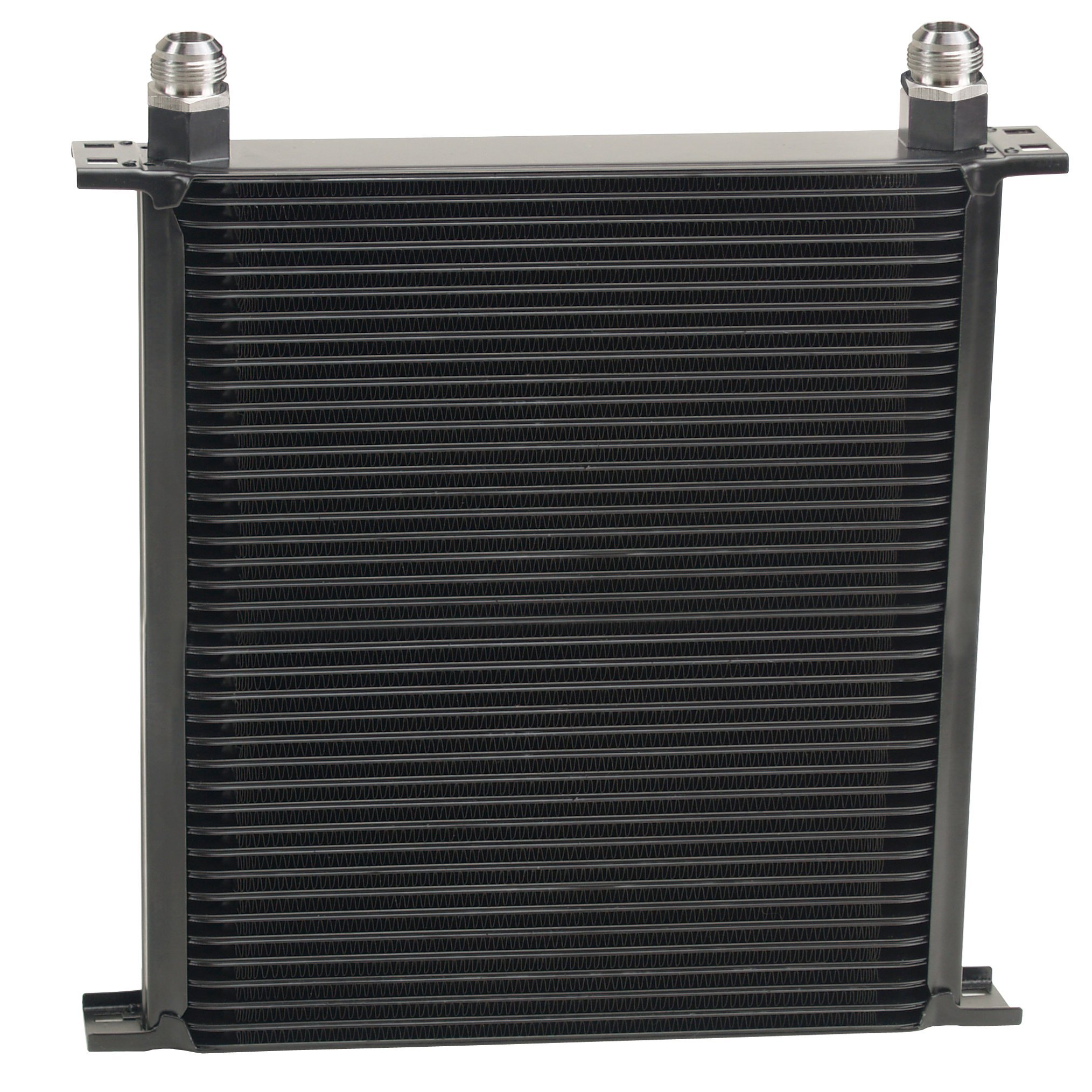Derale 54012 40-Row Stacked Plate Cooler Kit - Black for High-Performance Cooling