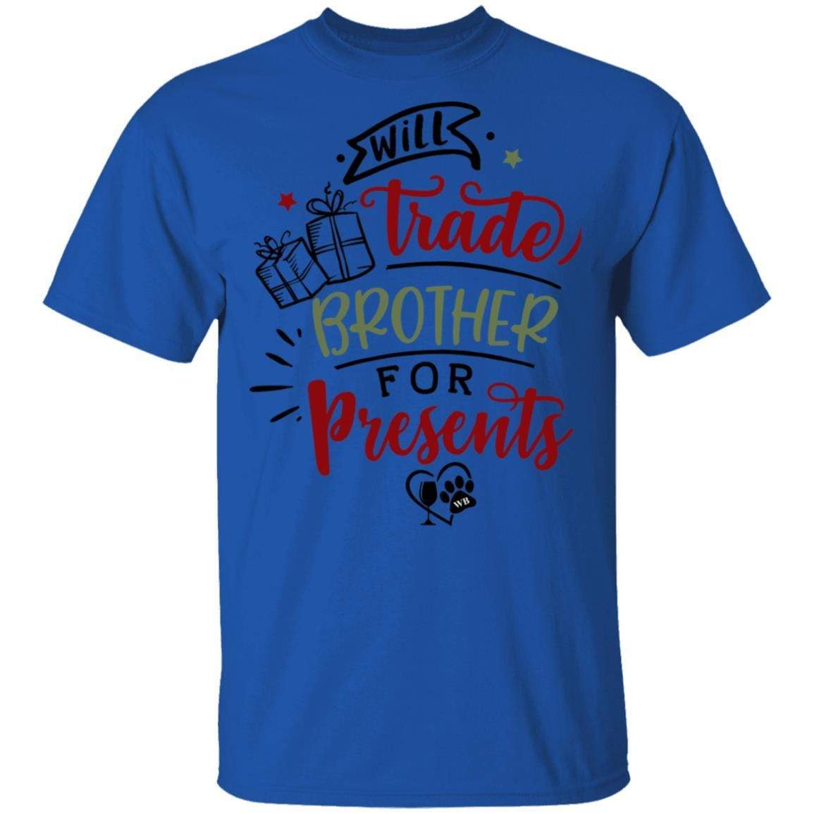 WineyBitches.Co Funny Sibling Gift T-Shirt - 5.3 oz Cotton Tee - Perfect for Christmas, Birthday & Family Reunion Gifts