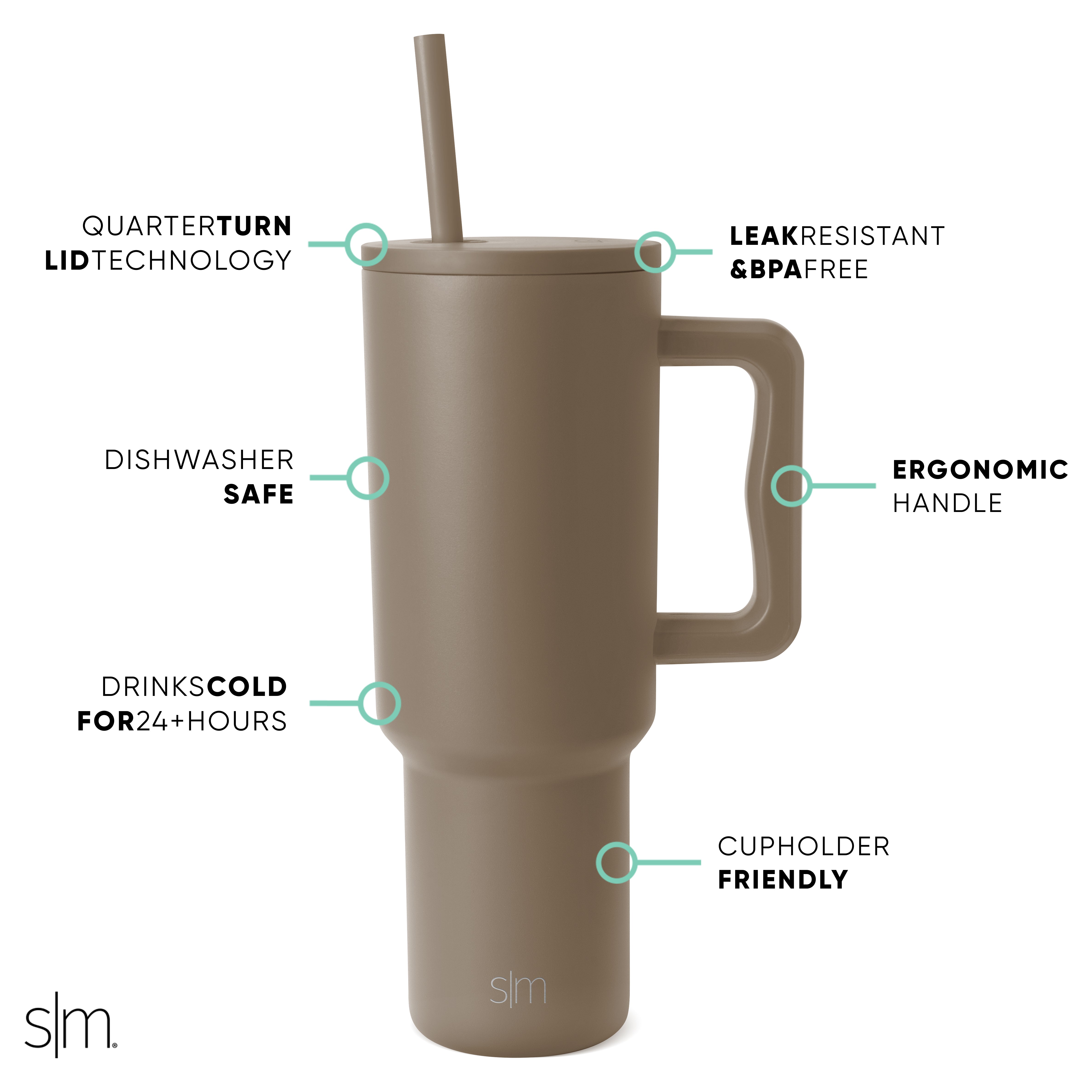 Premium Trek Tumbler 152 - 20oz Insulated Stainless Steel Water Bottle with Leakproof Lid, Double Wall Vacuum for Hot & Cold Drinks - Perfect for Hiking, Camping, Gym & Outdoor Adventures