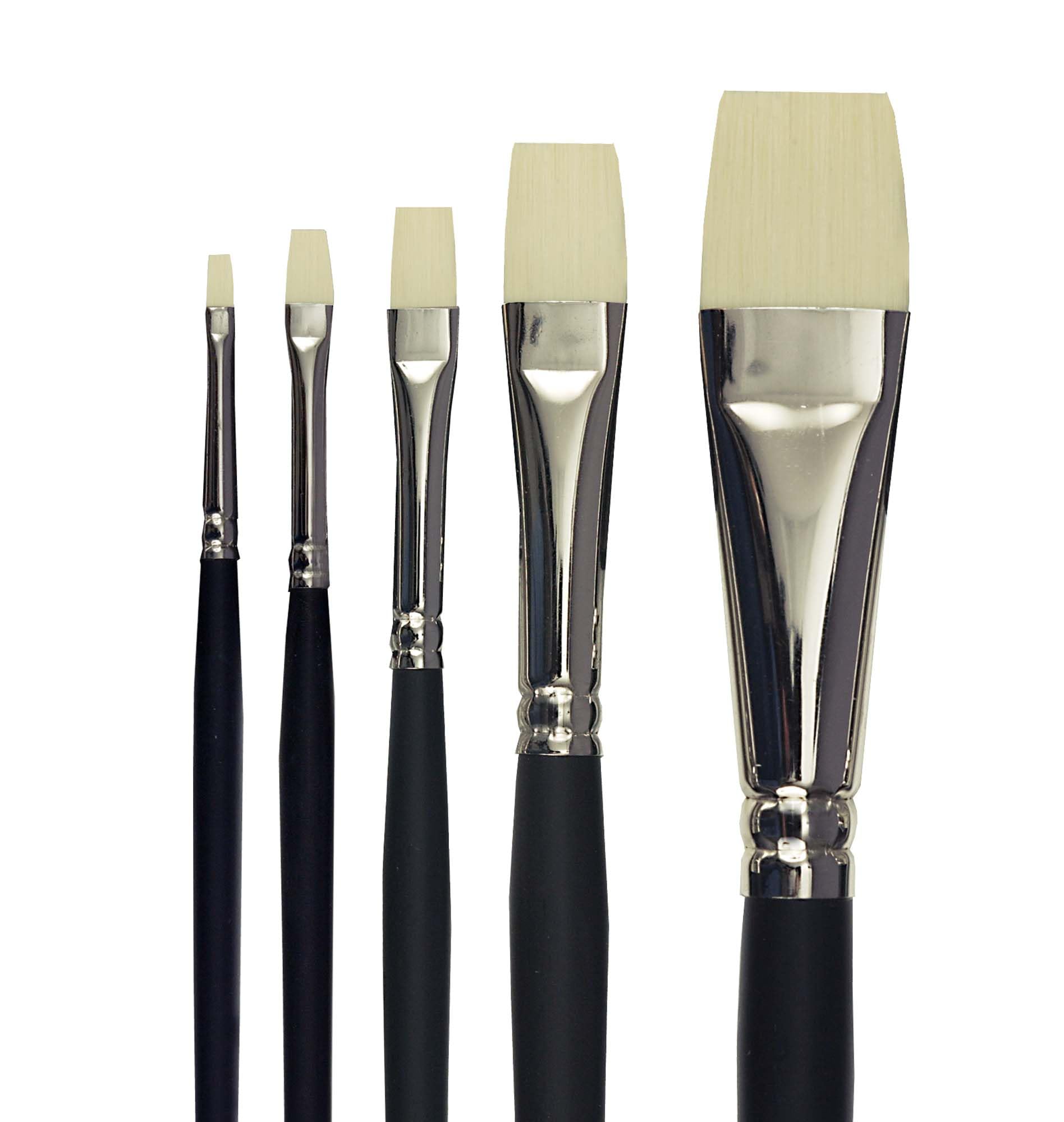 Creative Mark Powercryl Ultimate Acrylic Paint Brushes - Bright #10, Artist Paint Brushes with 3 Synthetic Hair Filament Diameters for Fine Control of Heavy Acrylics & Water-Soluble Oils - Perfect for Canvas Painting, DIY Art Projects & Professional Artwork