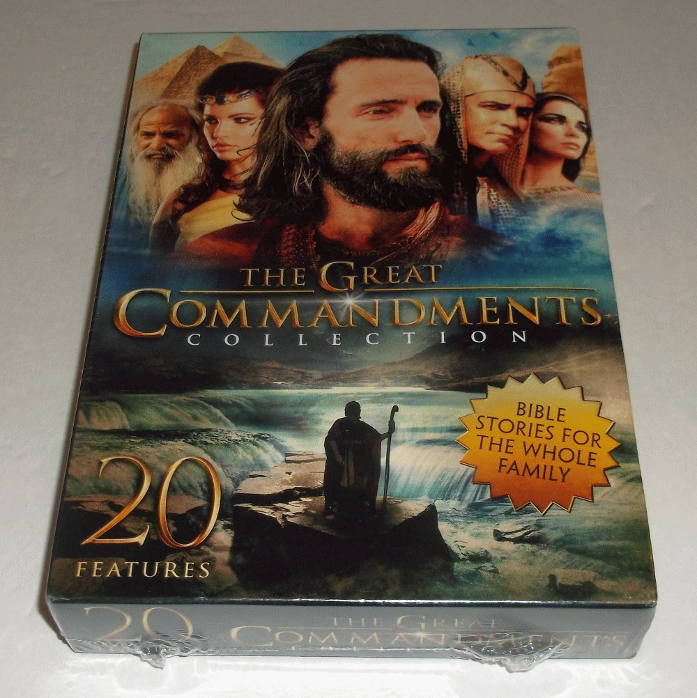 9-Movie Bible Stories Collection DVD Set - Inspirational Christian Films for Kids & Families - Perfect for Sunday School, Homeschooling & Family Movie Nights